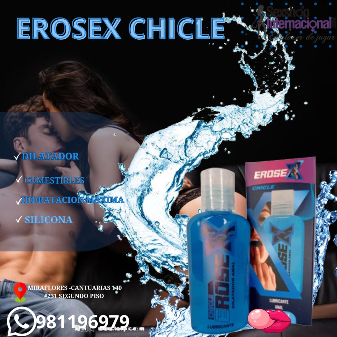 LUBRICANTE EROSEX-COMESTIBLE-CHICLE-SEXSHOP LIMA 971890151